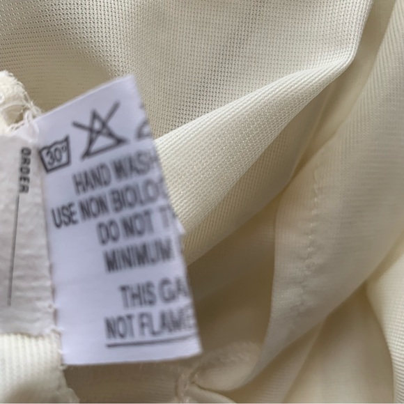 014 Libra Midi Skirt Pleated Vintage Lined Brown Orange Beige Mix Floral UK 12 - Picture 12 of 14